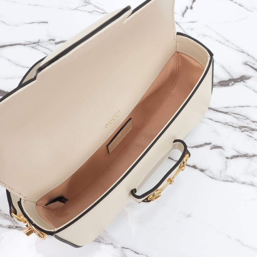 RP 3079000 Gucci Jackie 1961 White Leather 27x13x5 735178 750B