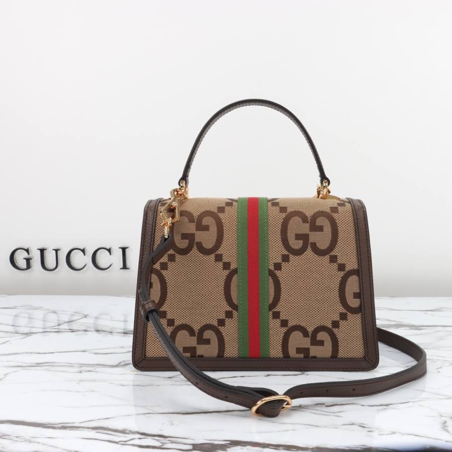 RP 3133000 Gucci Jackie 1961 Beige Canvas 25x17.5x7 651055 8705