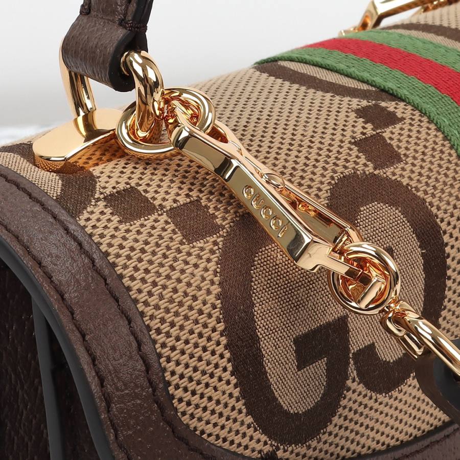 RP 3133000 Gucci Jackie 1961 Beige Canvas 25x17.5x7 651055 8705