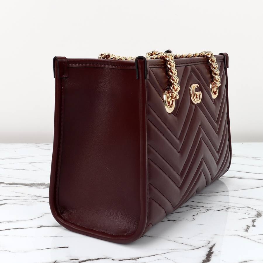 RP 3160000 Gucci GG Marmont Burgundy 26.5x18.5x12.5 779727 EF9B