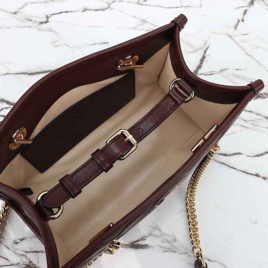 RP 3160000 Gucci GG Marmont Burgundy 26.5x18.5x12.5 779727 EF9B