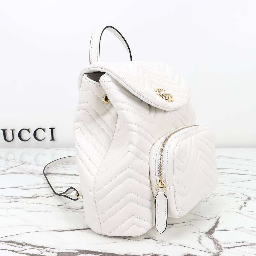 RP 3322000 Gucci Ophidia White Leather 24x25x14 861878 DFDA