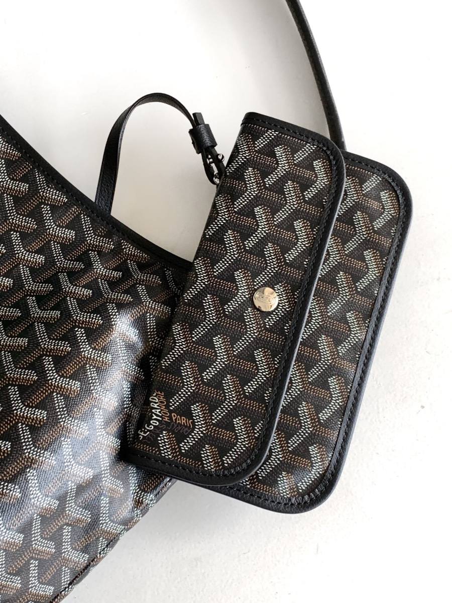 RP 2674000 Goyard Hobo Zip Tote Black Tote 512B