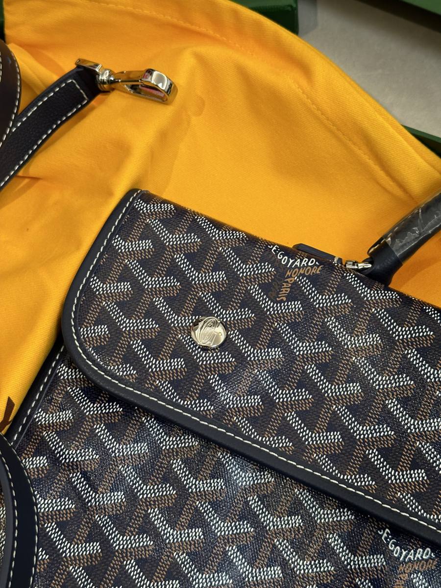 RP 3214000 Goyard Saint-Léger Backpack Navy Backpack E8F6
