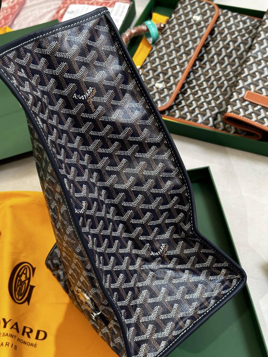RP 3214000 Goyard Saint-Léger Backpack Navy Backpack E8F6