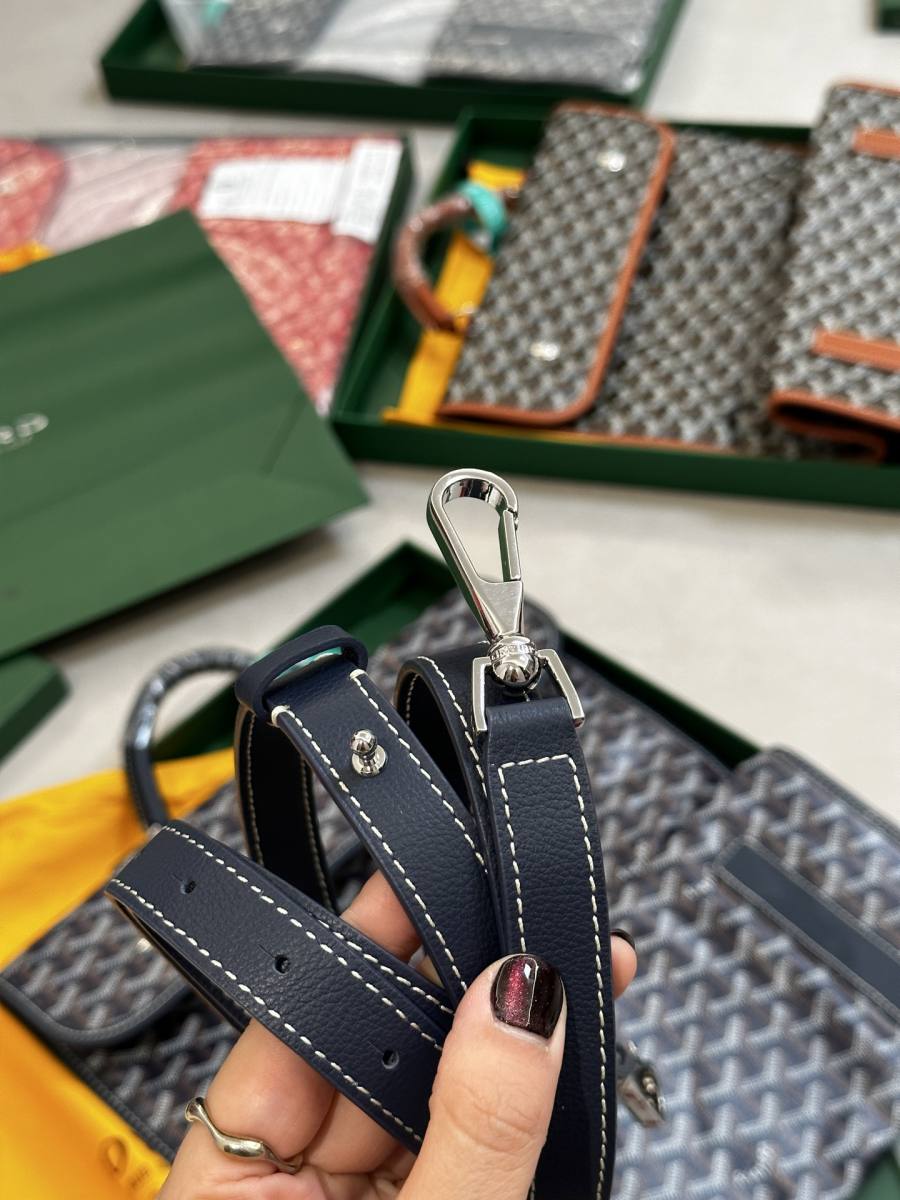 RP 3214000 Goyard Saint-Léger Backpack Navy Backpack E8F6
