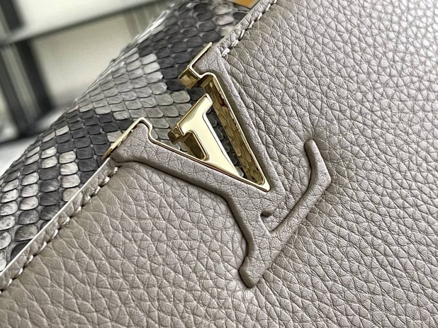 Louis Vuitton Capucines BB Elephant Grey AB15