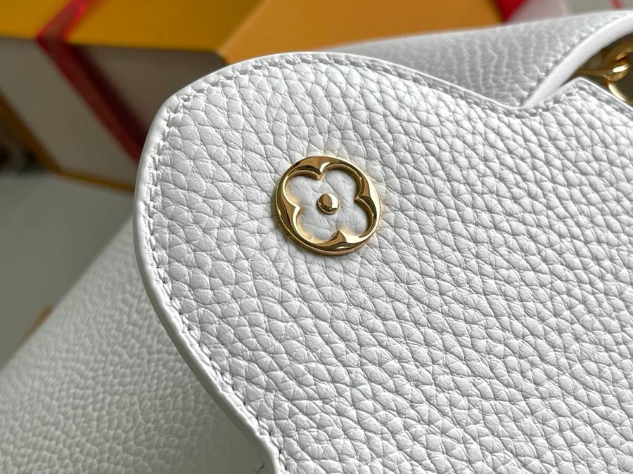 Louis Vuitton Capucines BB N98478 White 577E
