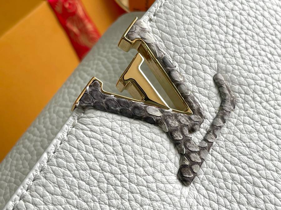 Louis Vuitton Capucines BB N98478 White 577E