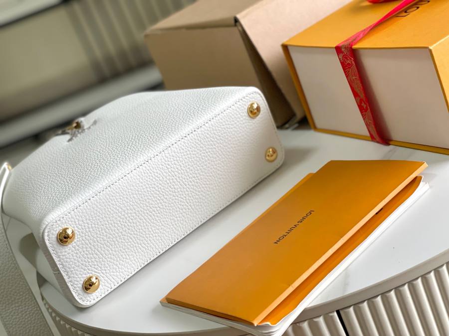 Louis Vuitton Capucines BB N98478 White 577E