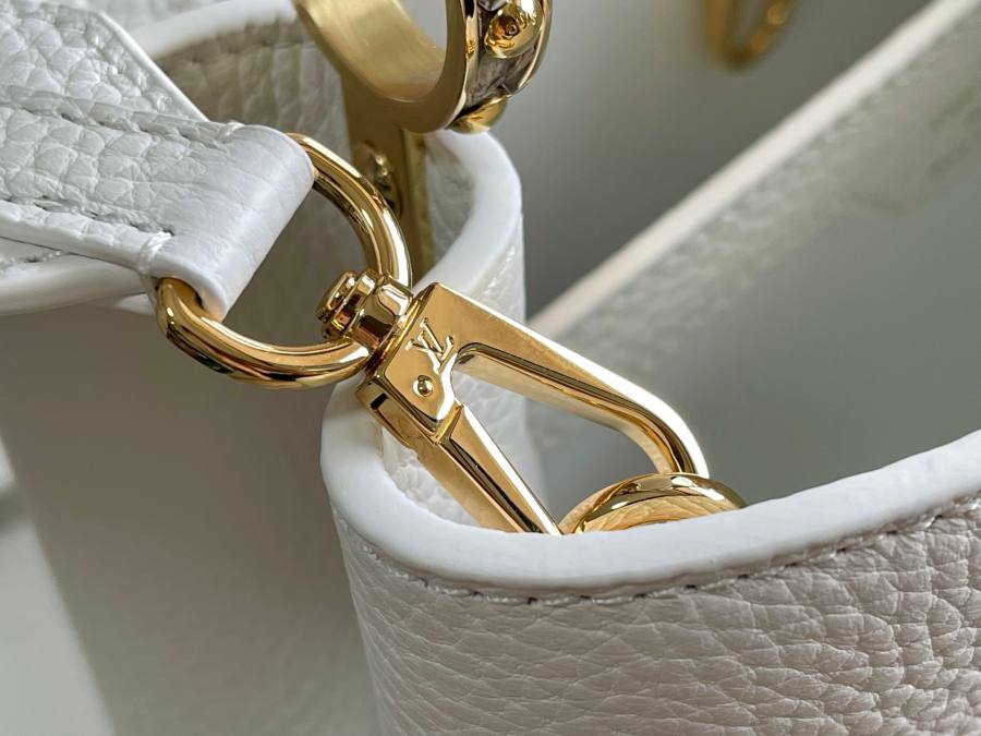 Louis Vuitton Capucines BB N98478 White 577E