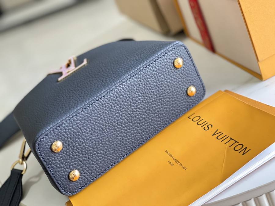 Louis Vuitton Capucines Blue A52B
