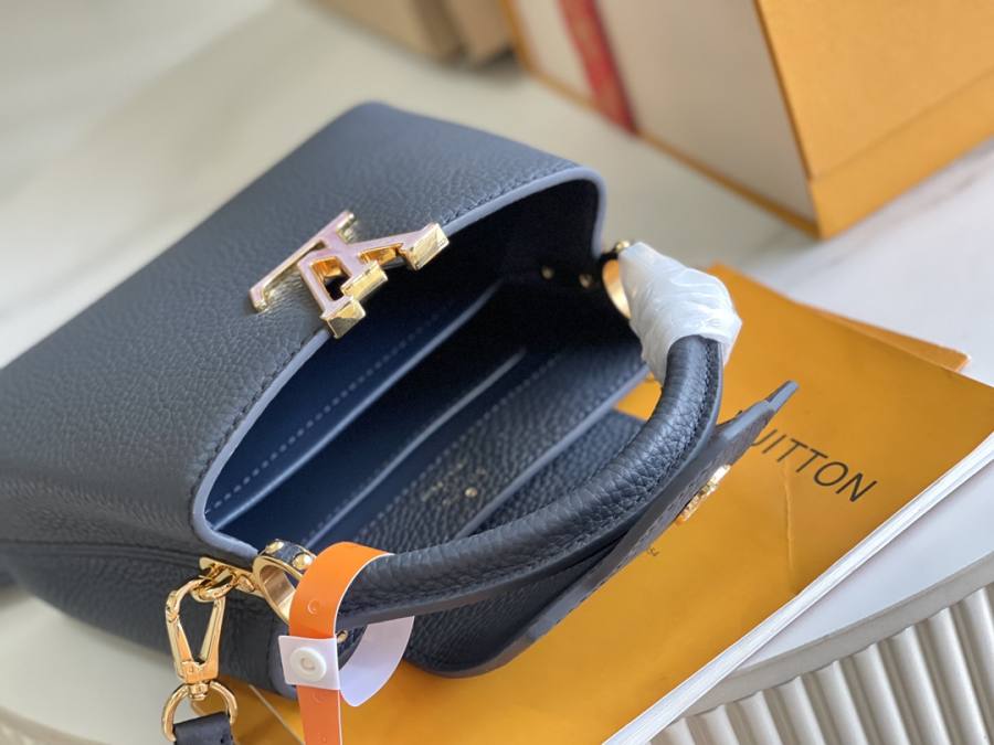 Louis Vuitton Capucines Blue A52B