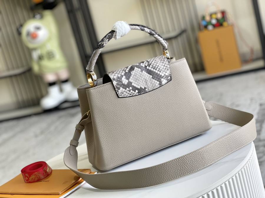 Louis Vuitton Capucines Elephant Grey 7778