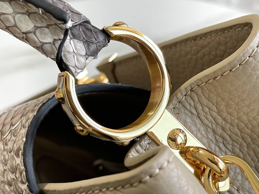 Louis Vuitton Capucines Elephant Grey 7778