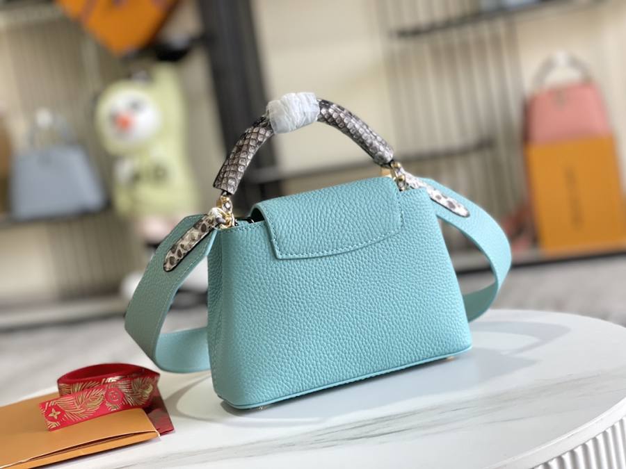 Louis Vuitton Capucines Ice Blue C8E7