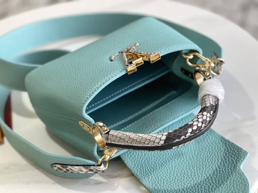 Louis Vuitton Capucines Ice Blue C8E7