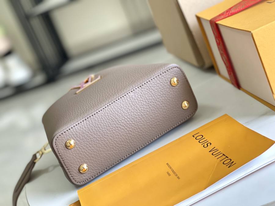 Louis Vuitton Capucines Mini Elephant Grey 725E