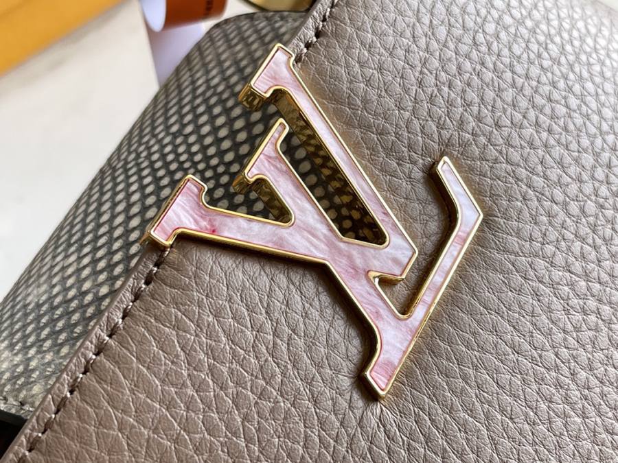 Louis Vuitton Capucines Mini Elephant Grey 725E
