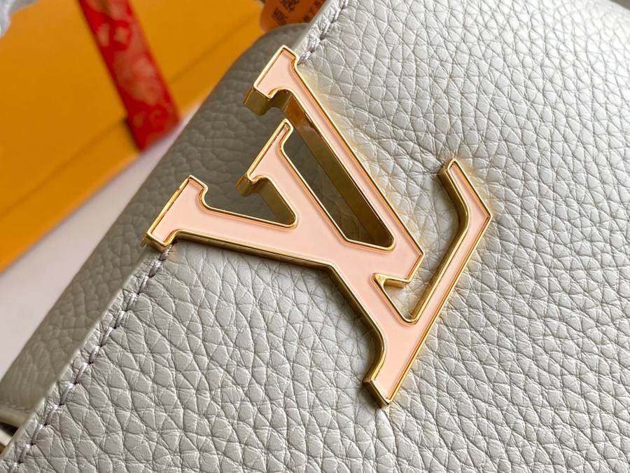 Louis Vuitton Capucines Mist Grey CB42