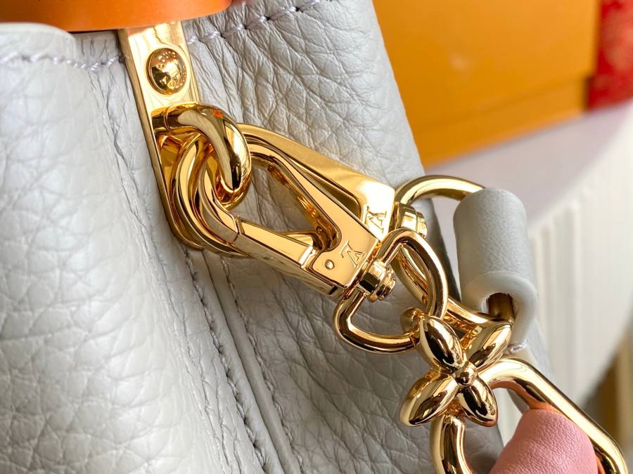 Louis Vuitton Capucines Mist Grey CB42