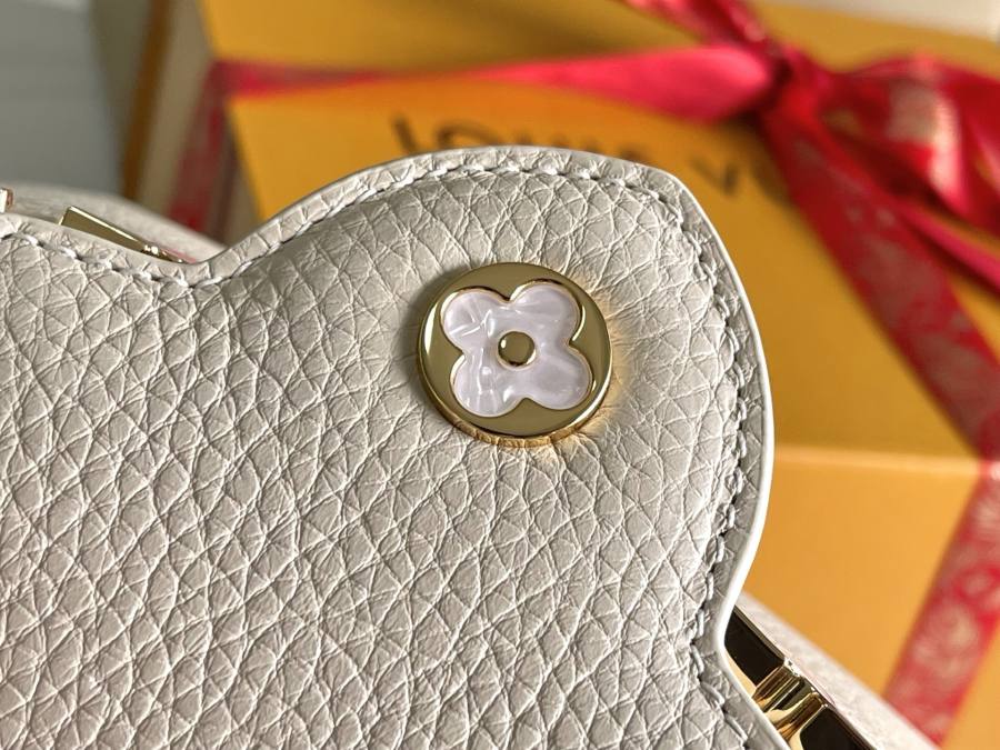 Louis Vuitton Capucines White 2AF8