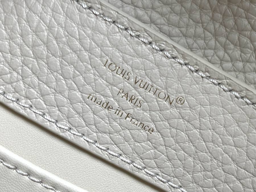 Louis Vuitton Capucines White 2AF8