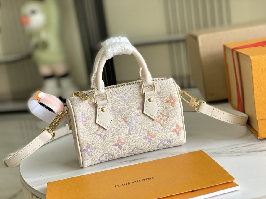 Louis Vuitton Nano Speedy M25591 16 x 10 x 7.5 1CD1