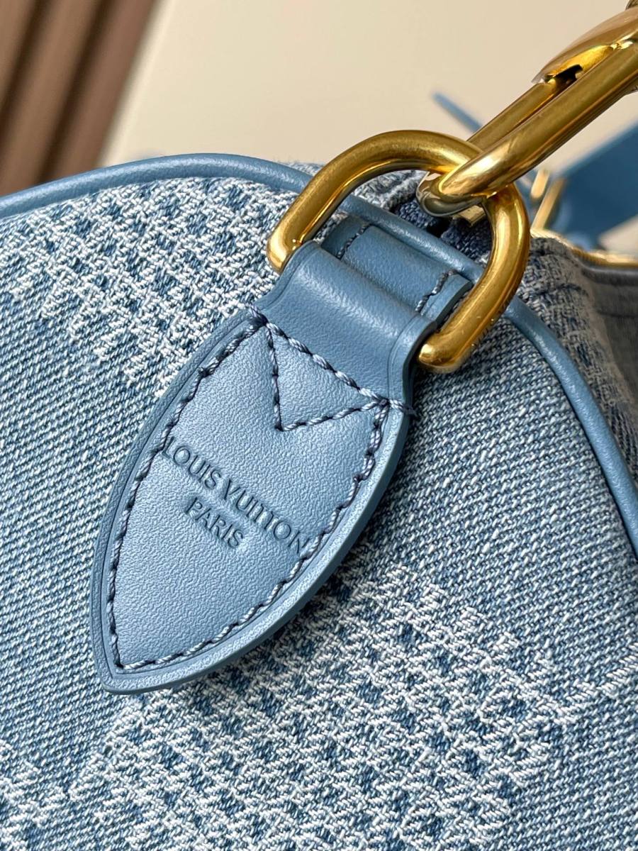 Louis Vuitton Speedy 30 Bandouliere M00203 30 x 21 x 17 Denim 91B8