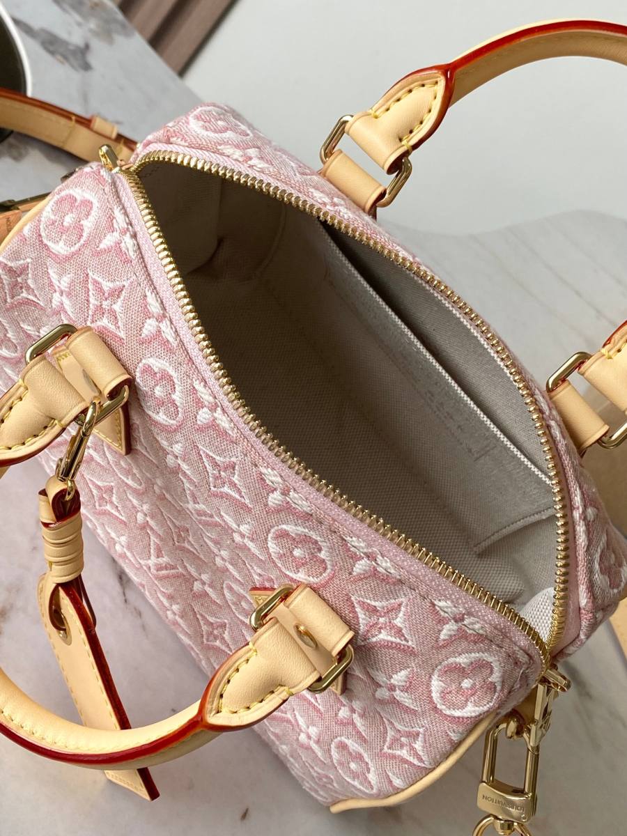 Louis Vuitton Speedy Bandouliere 20 2A039 20.5 x 1 801E