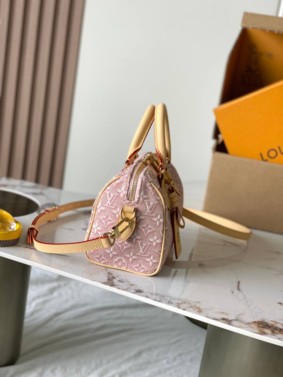 Louis Vuitton Speedy Bandouliere 20 2A039 20.5 x 1 801E
