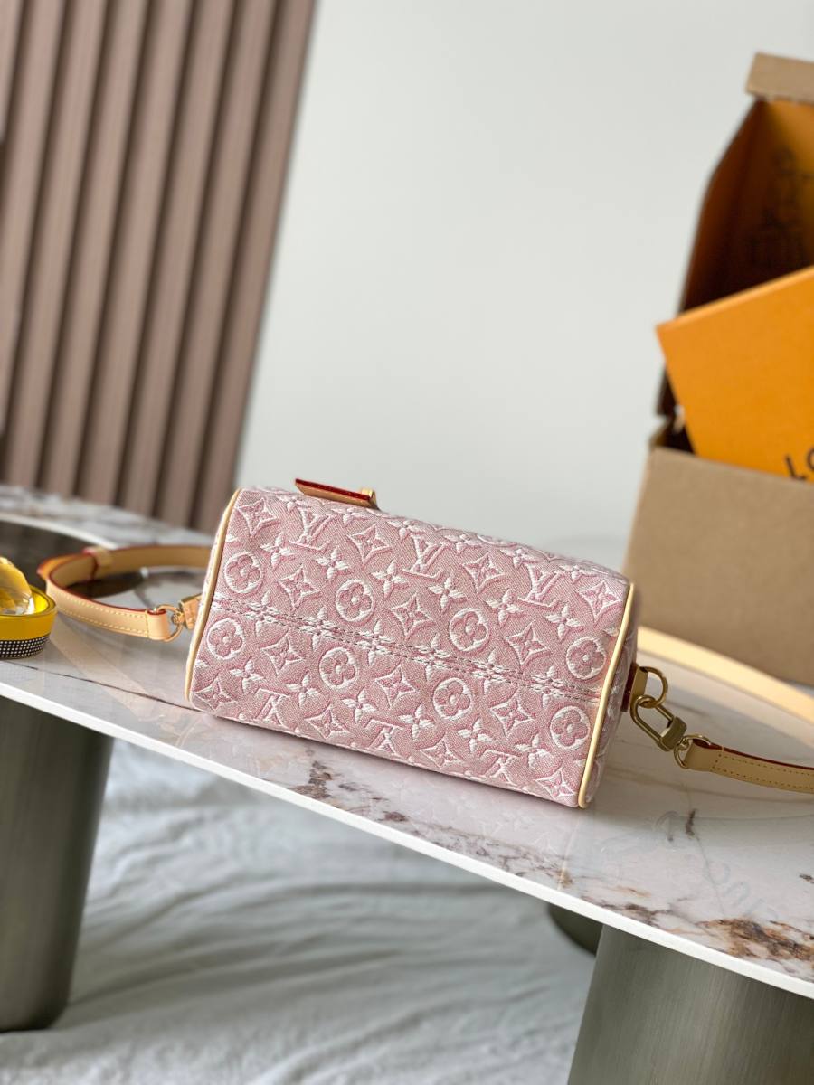 Louis Vuitton Speedy Bandouliere 20 2A039 20.5 x 1 801E