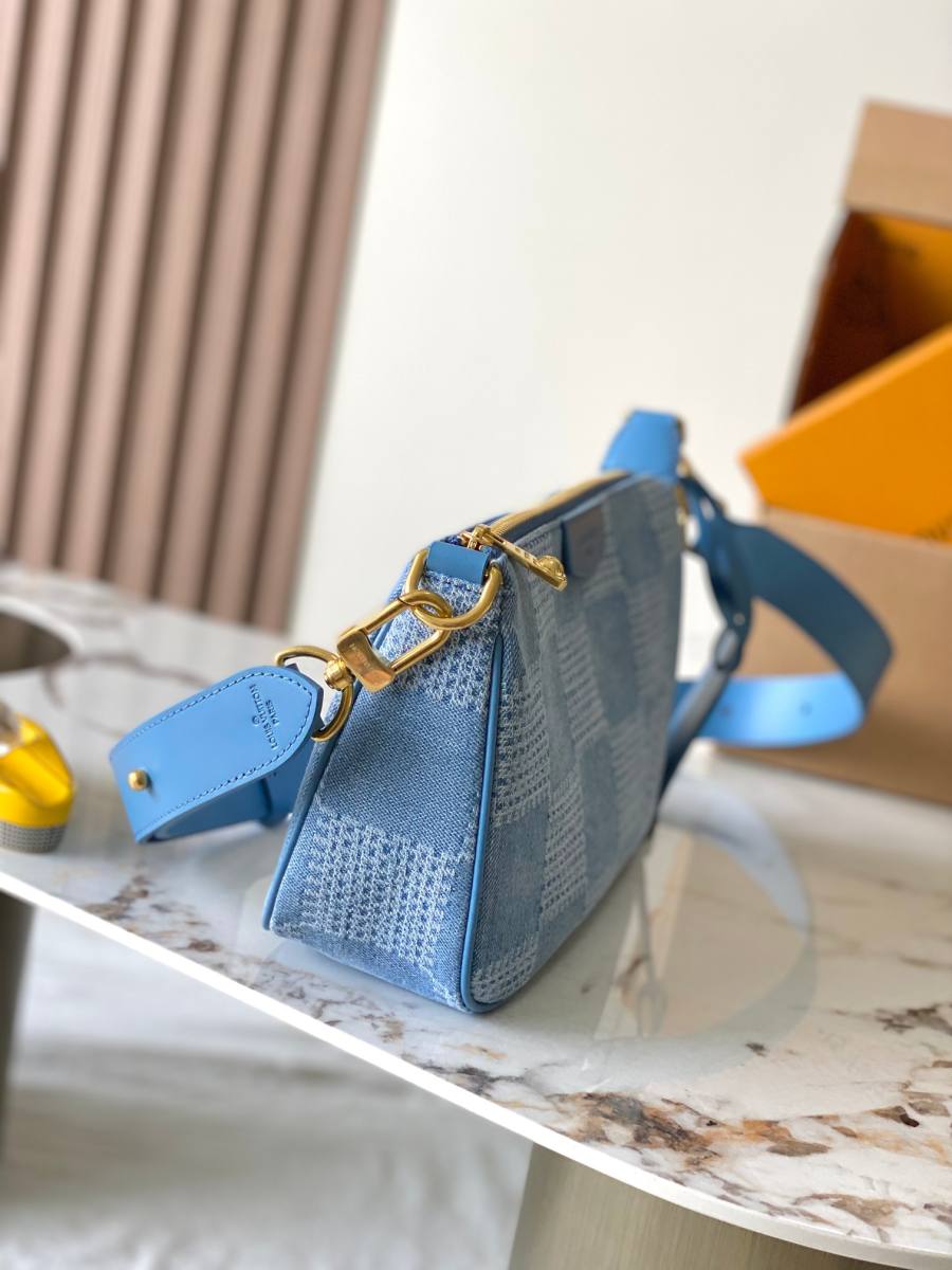 Louis Vuitton Speedy M00204 Denim E774