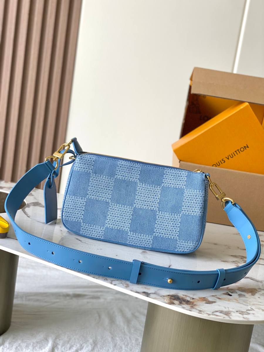 Louis Vuitton Speedy M00204 Denim E774