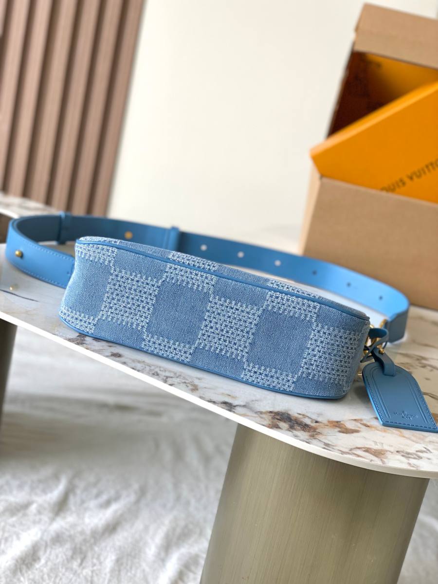 Louis Vuitton Speedy M00204 Denim E774