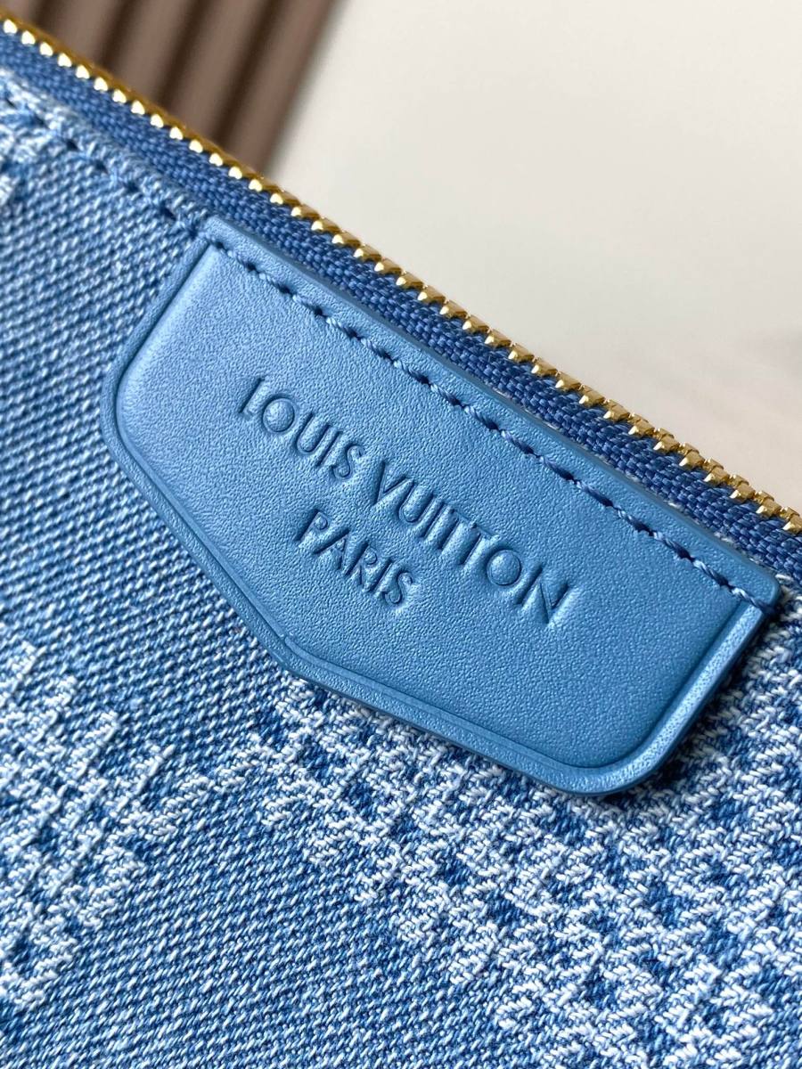 Louis Vuitton Speedy M00204 Denim E774