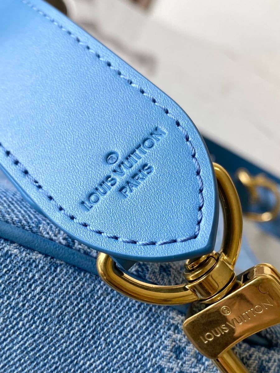 Louis Vuitton Speedy M00204 Denim E774