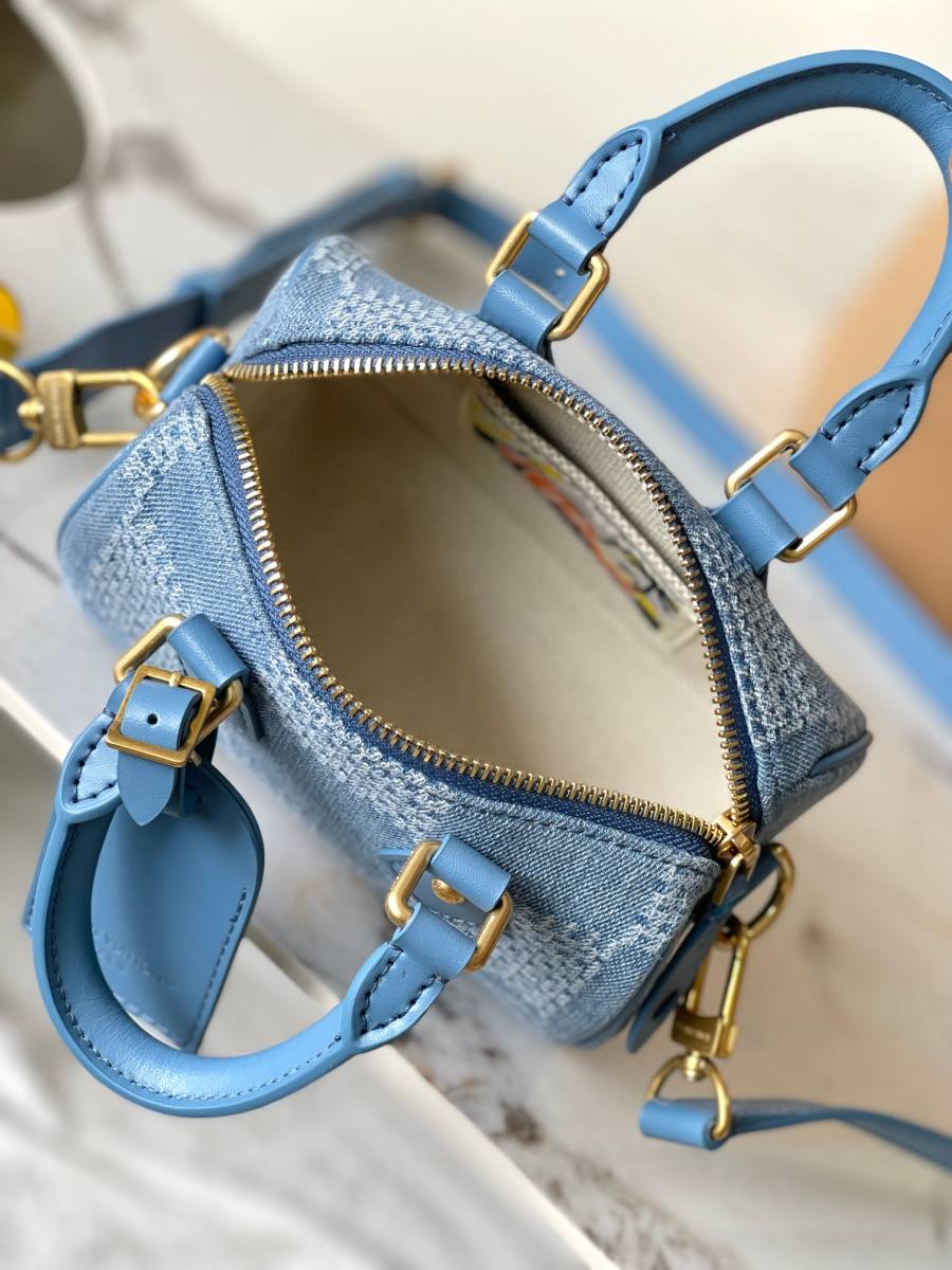 Louis Vuitton Speedy M00208 Denim 6BC3