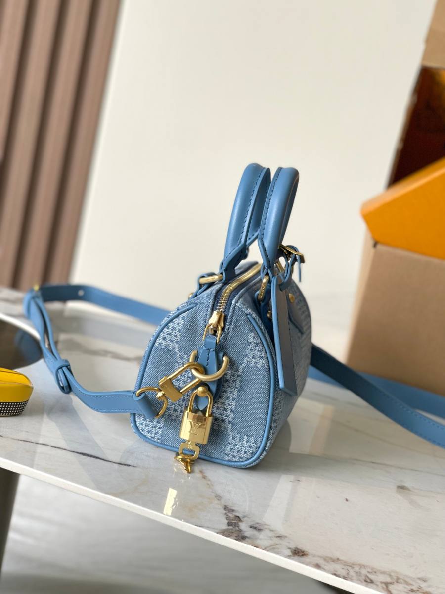 Louis Vuitton Speedy M00208 Denim 6BC3