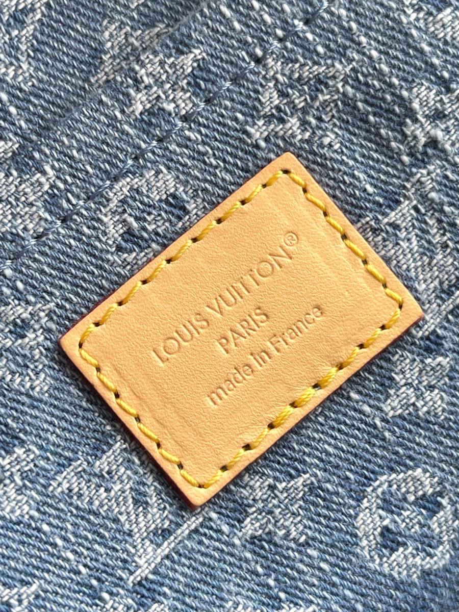 Louis Vuitton Speedy Soft 30 M14430 30 x 21 x 17 Denim 7F8F