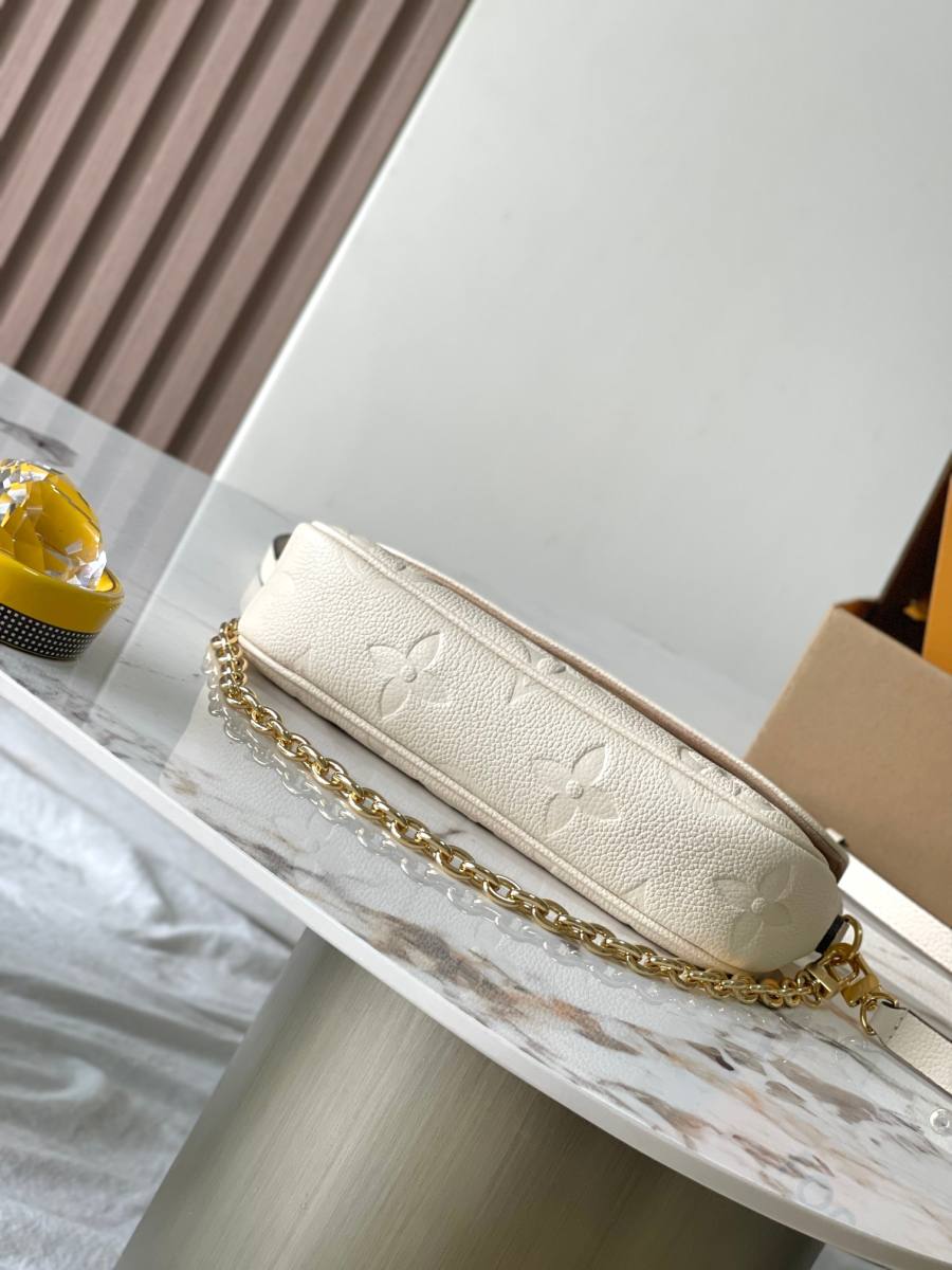 Louis Vuitton Wallet On Chain Ivy M82210 19 x 13 x 4 White 5FA1