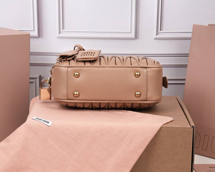 Miu Miu Arcadie Matelasse Small 5BB123 462C 19 x 13 x 6