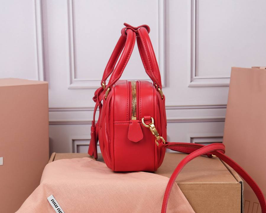 Miu Miu Arcadie Matelasse Small 5BB123 E726 19 x 13 x 6