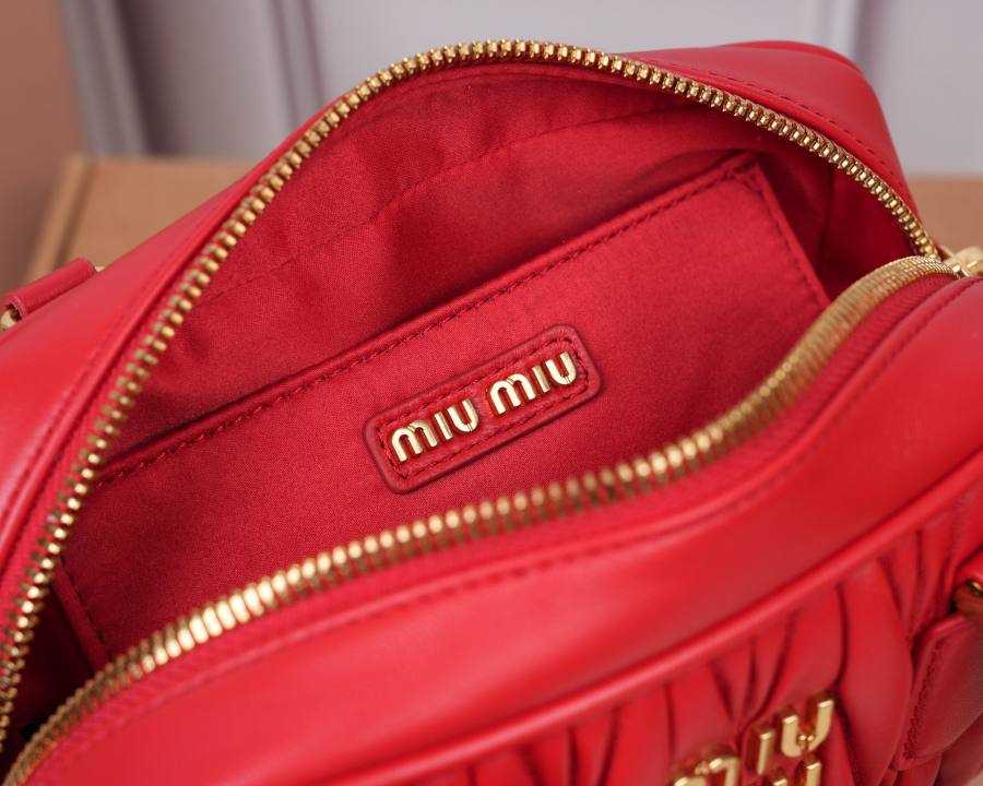 Miu Miu Arcadie Matelasse Small 5BB123 E726 19 x 13 x 6