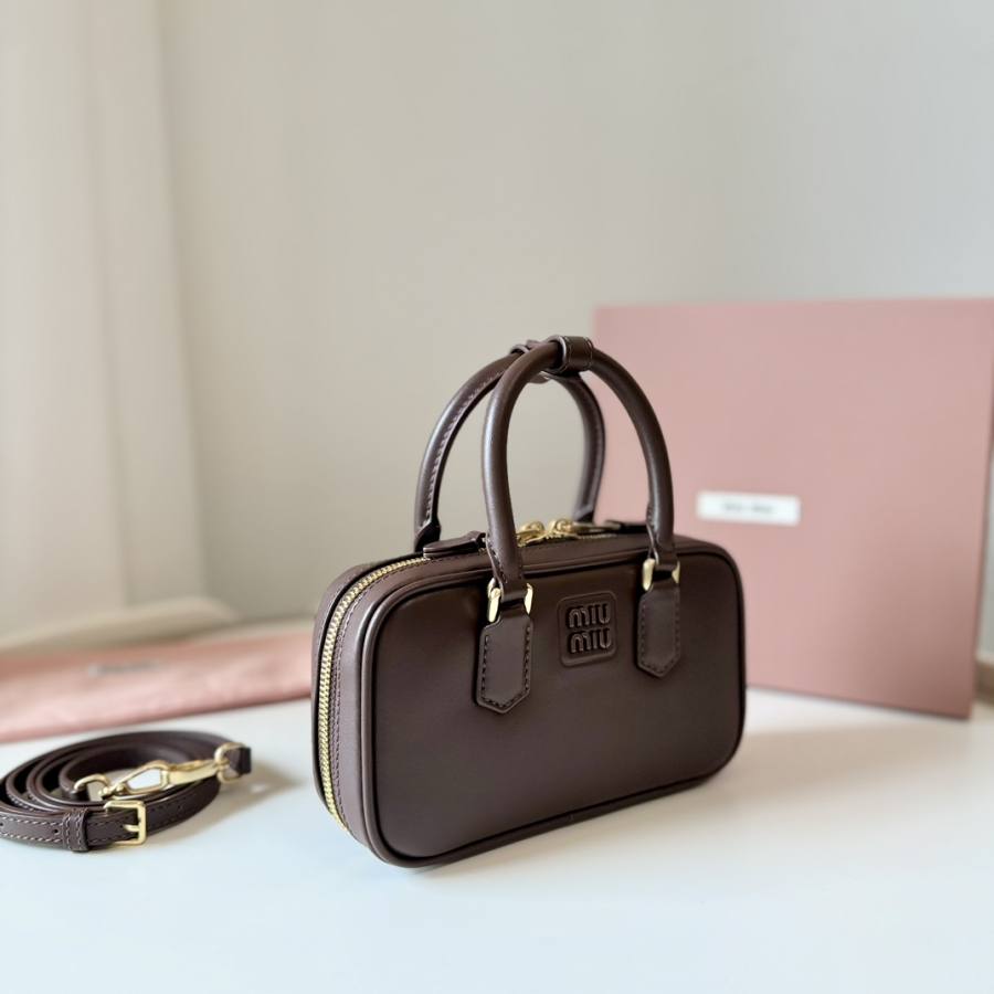 Miu Miu Arcadie Mini Mini Bowling 5BP138 04FA 19 x 10 x 5