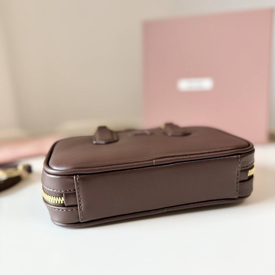 Miu Miu Arcadie Mini Mini Bowling 5BP138 04FA 19 x 10 x 5