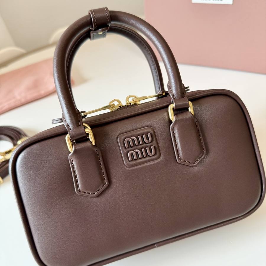 Miu Miu Arcadie Mini Mini Bowling 5BP138 04FA 19 x 10 x 5