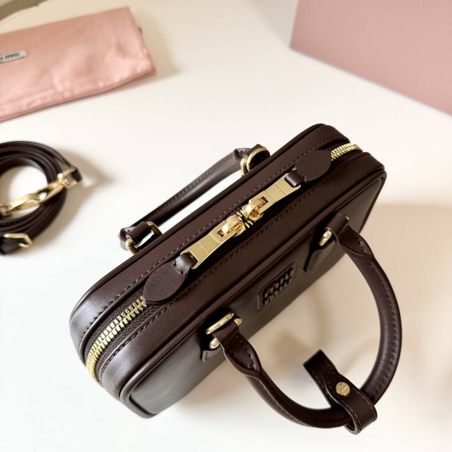 Miu Miu Arcadie Mini Mini Bowling 5BP138 04FA 19 x 10 x 5