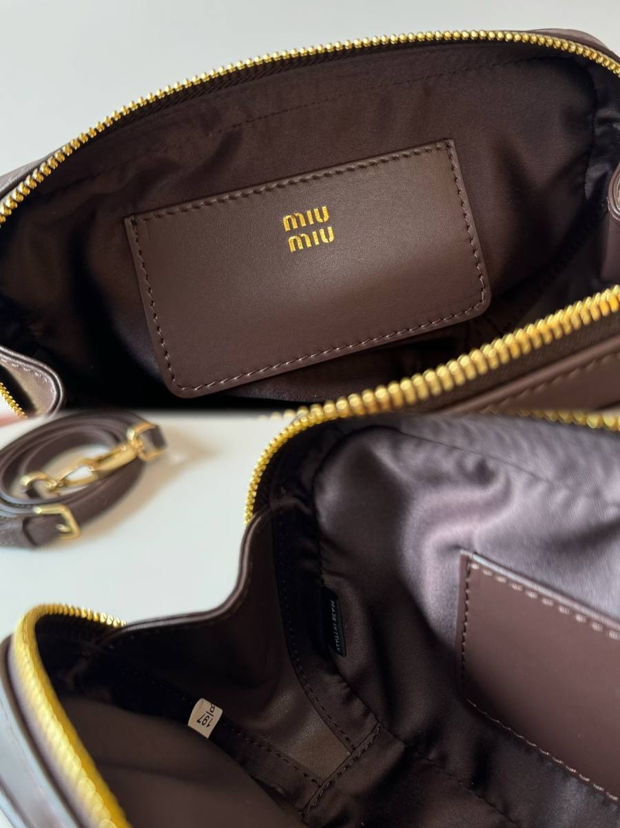 Miu Miu Arcadie Mini Mini Bowling 5BP138 04FA 19 x 10 x 5