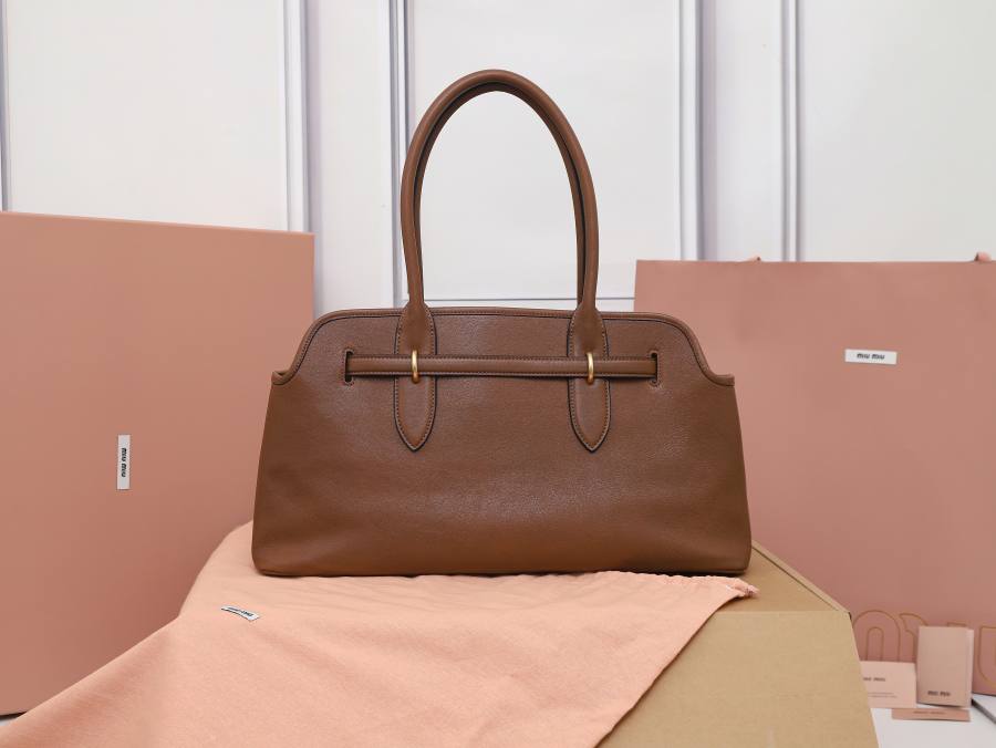 Miu Miu Aventure Canvas Tote 5BG310 0EB6 40 x 30 x 13